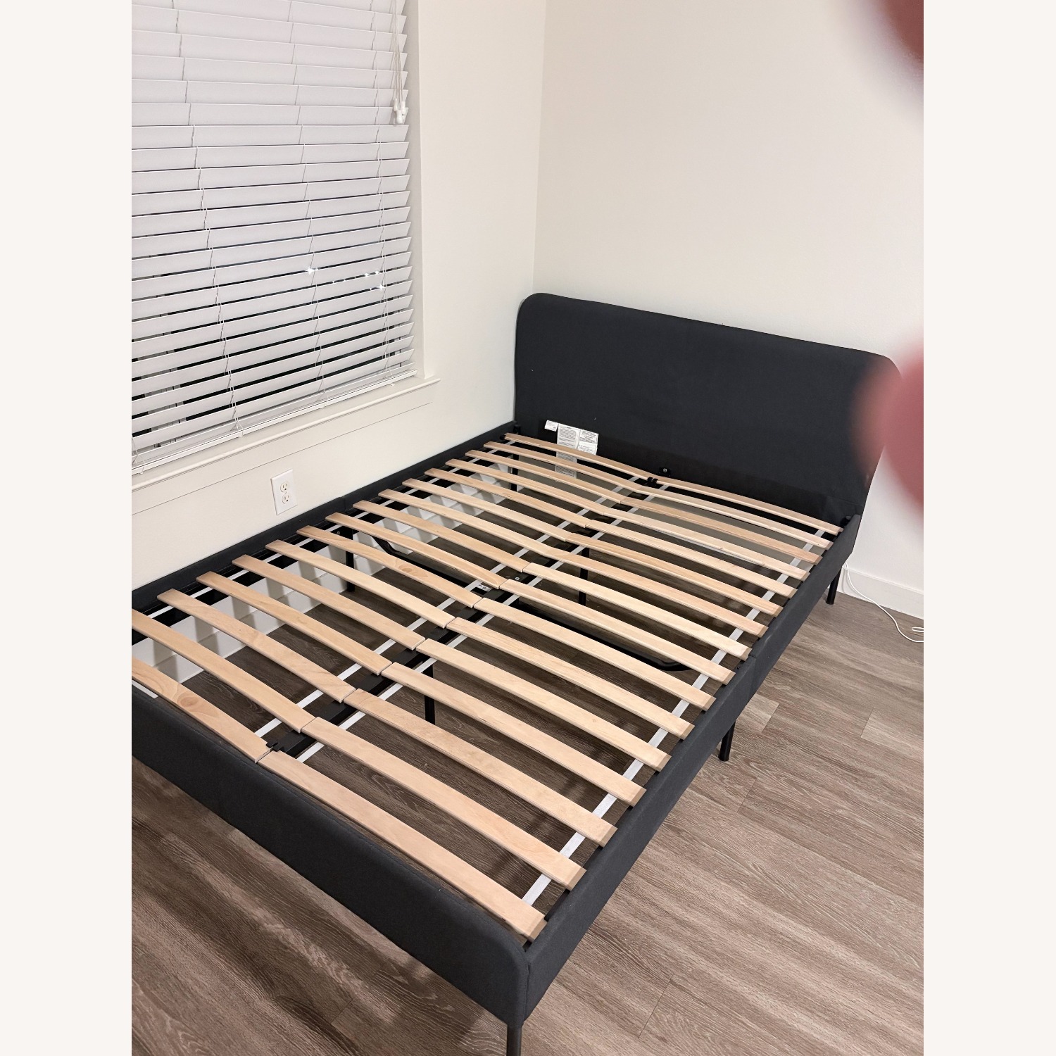 IKEA SLATTUM bedframe with VESTEROY mattress - image-2