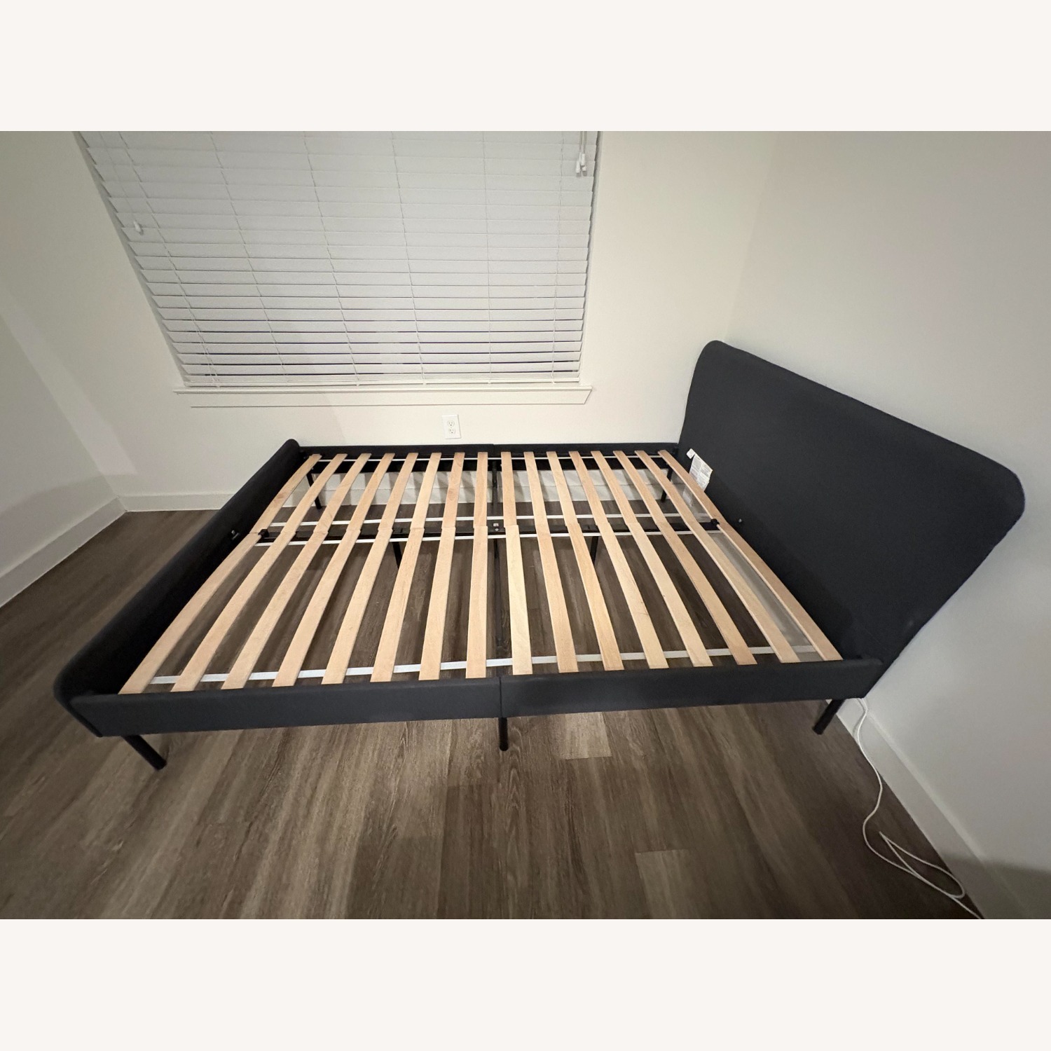 IKEA SLATTUM bedframe with VESTEROY mattress - image-1