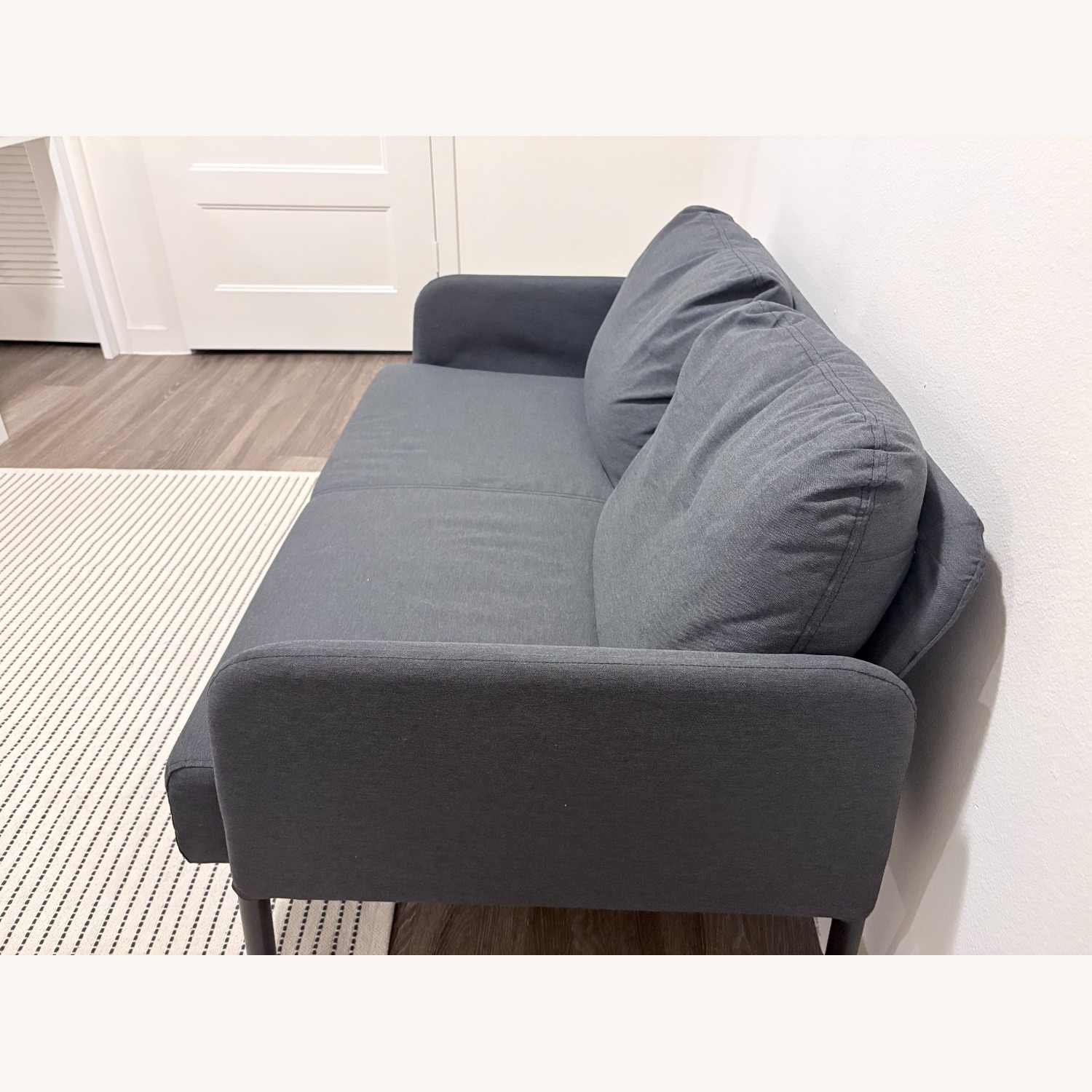 IKEA Dark Gray Loveseat - image-3