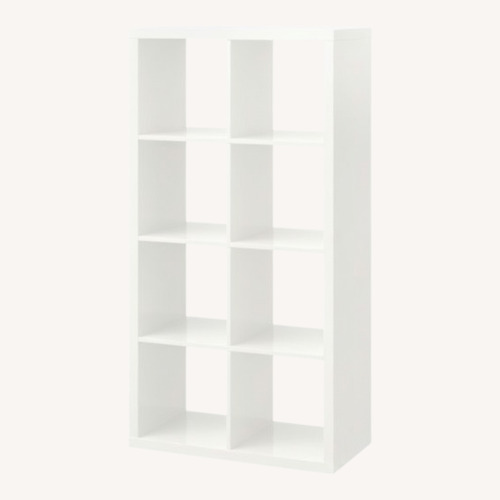Used IKEA KALLAX White Bookcase for sale on AptDeco