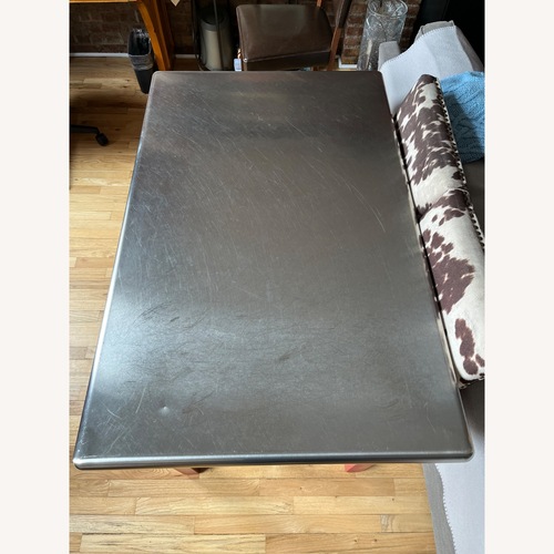 Used Stainless Steel Dining Table for sale on AptDeco