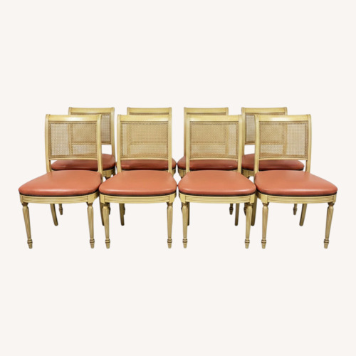 Used Vintage/Antique Finds White Wood Dining Chairs for sale on AptDeco