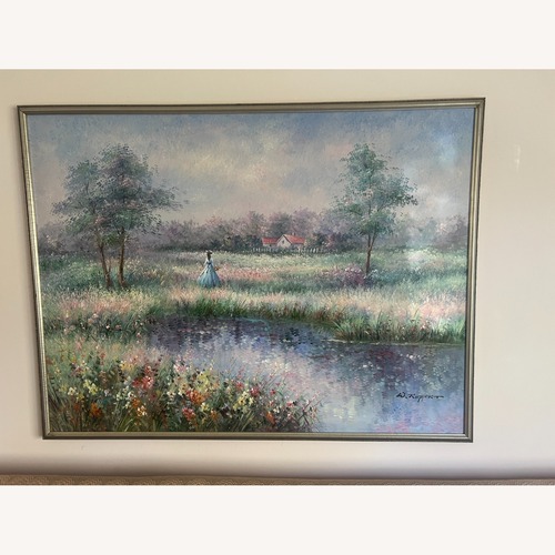 Used Vintage Painting Oil on Canvas for sale on AptDeco