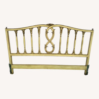 Vintage/Antique Finds White Wood Headboard