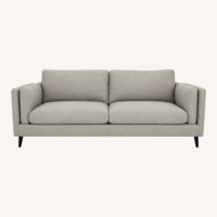 Macy's Daylla Light Gray Fabric 3+ Seater Sofa