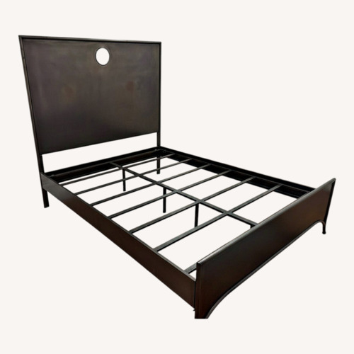 Used Restoration Hardware Metal Keyhole Queen Bed for sale on AptDeco