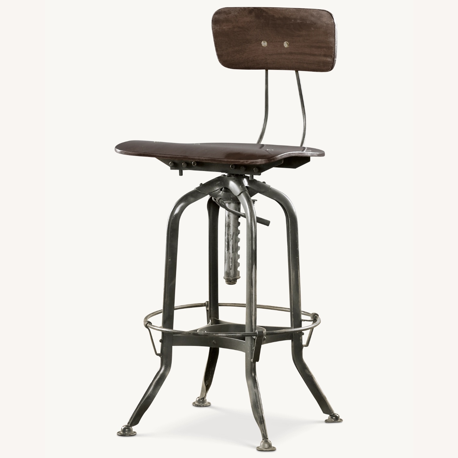 Restoration Hardware 1940s Vintage Toledo Bar Stools - image-4