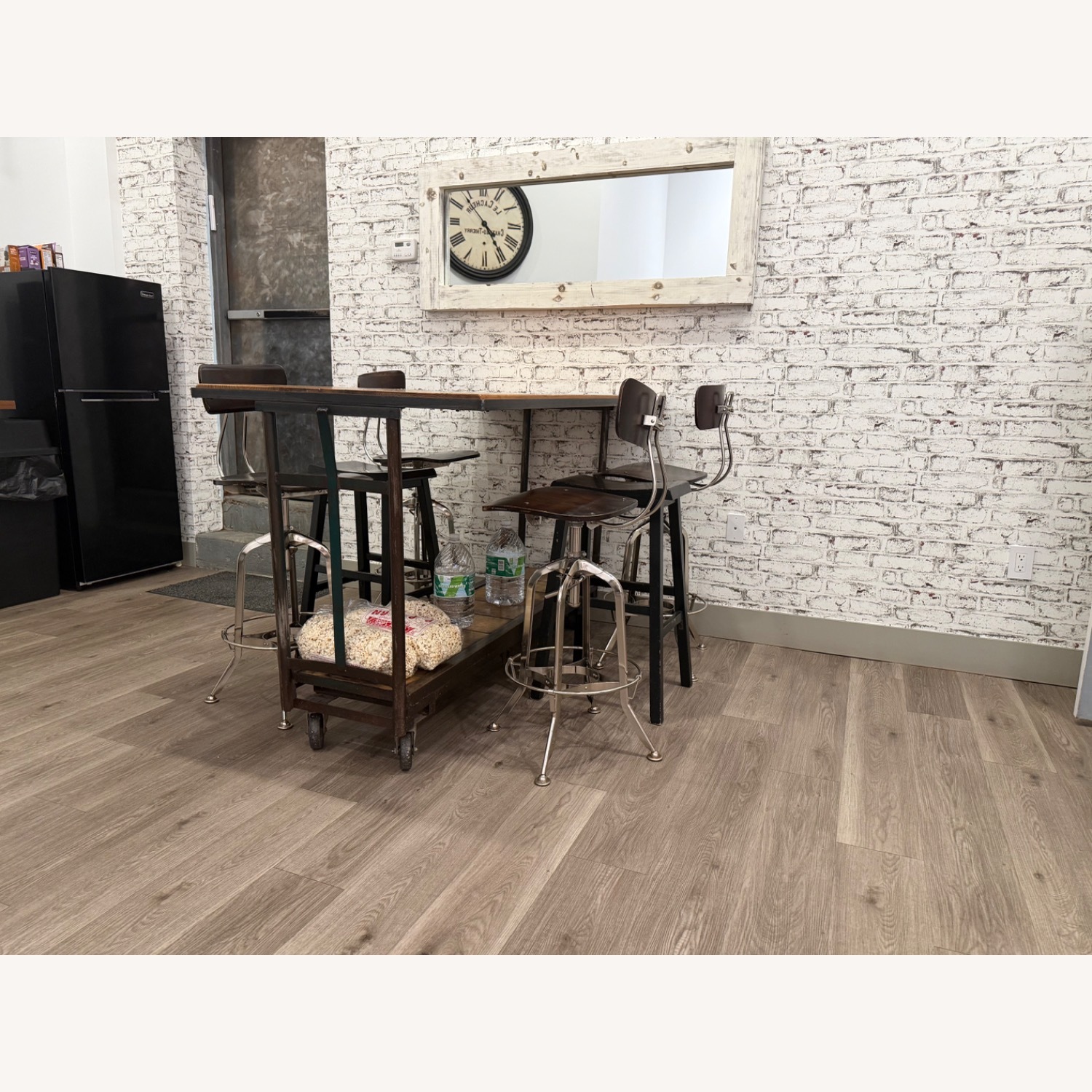Vintage/Antique Natural Wood Kitchen Island - image-3