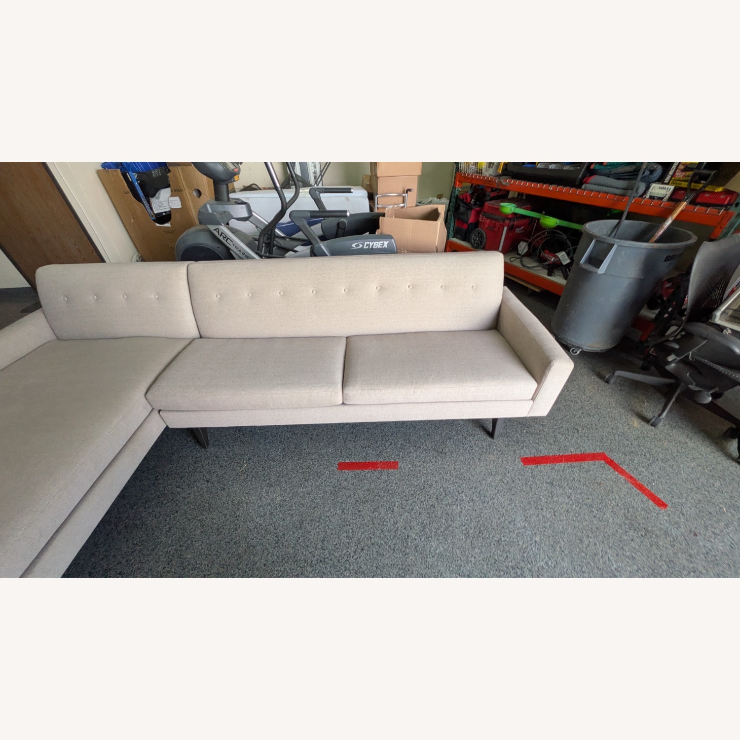 Benchmade Natural Sectional with Chaise - image-2