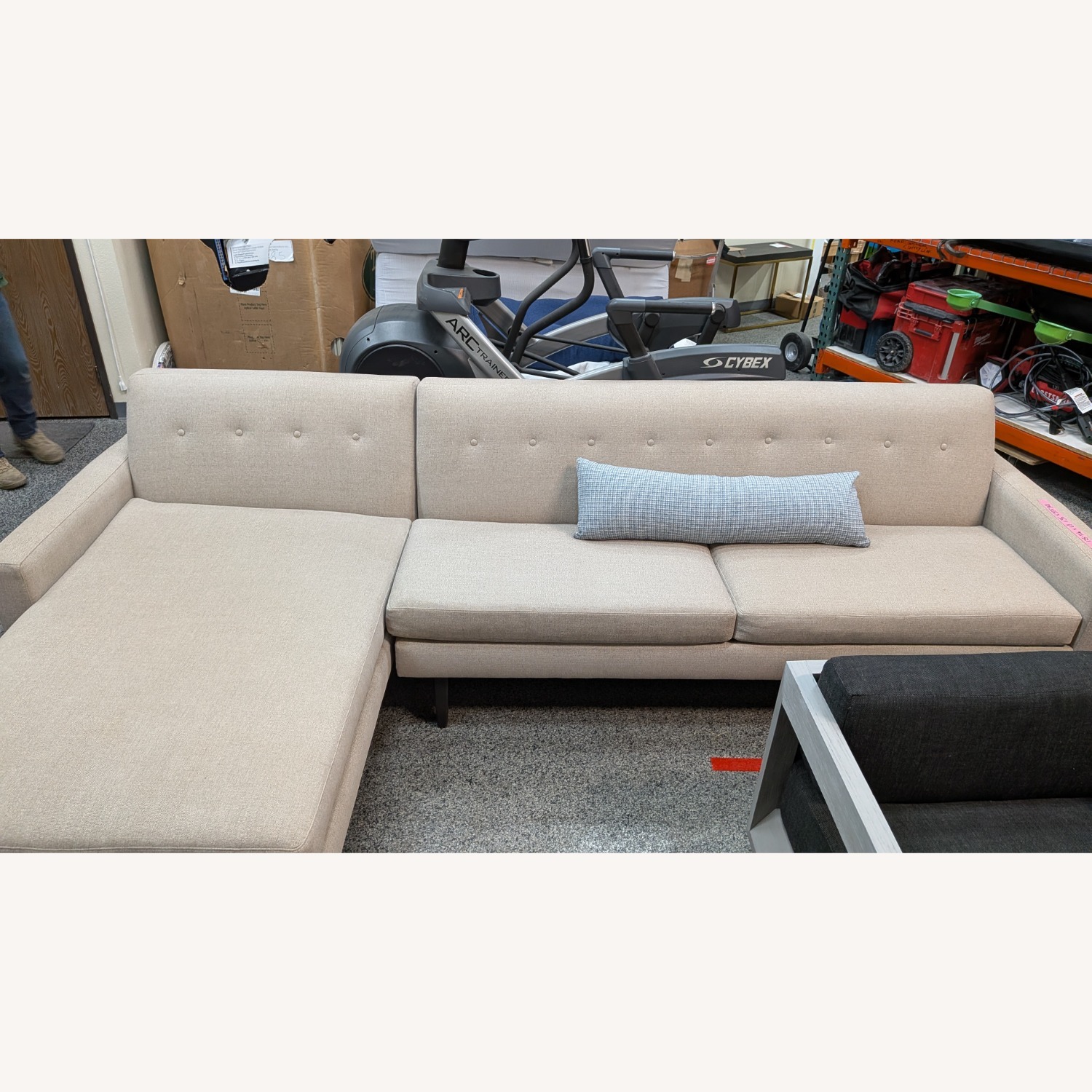 Benchmade Natural Sectional with Chaise - image-7