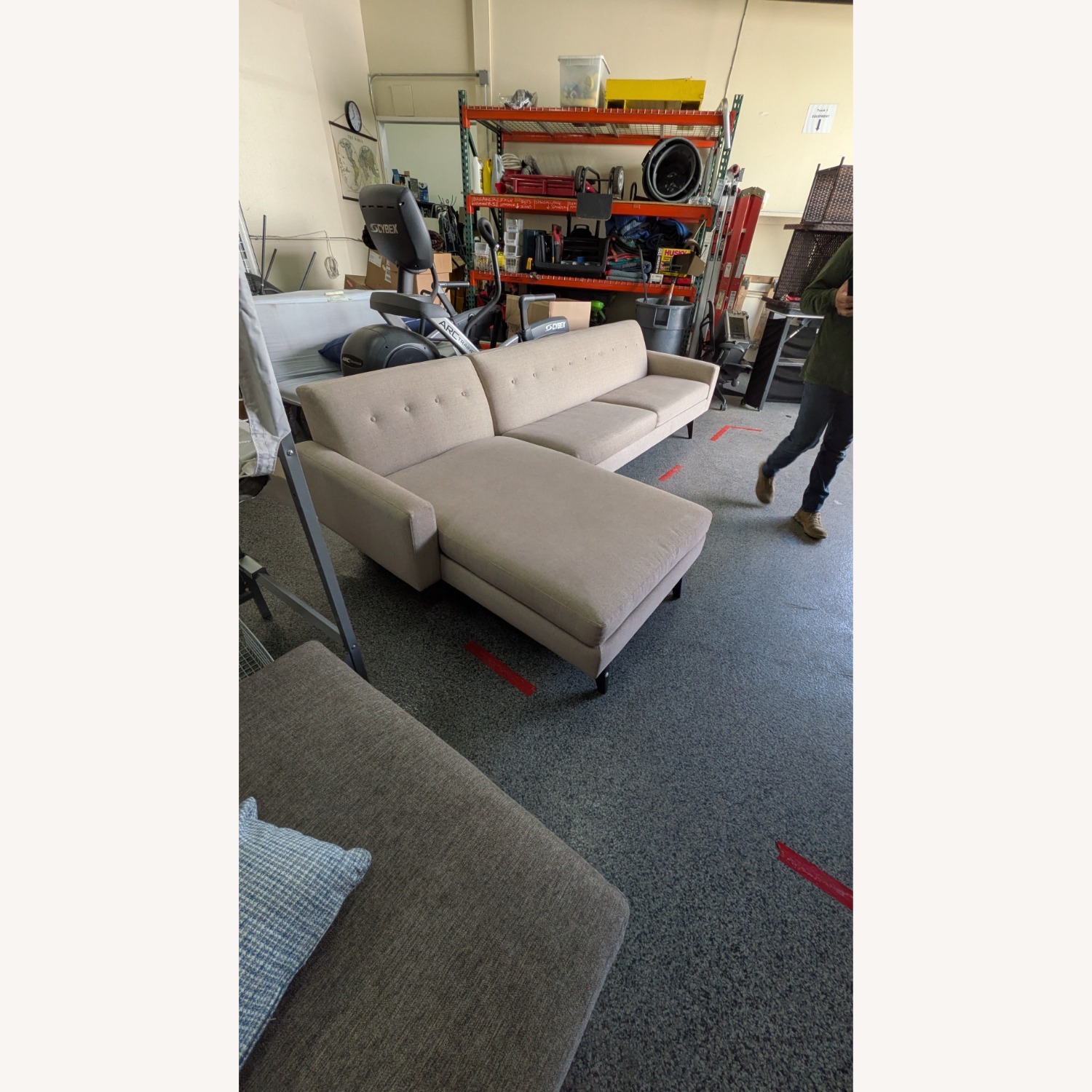 Benchmade Natural Sectional with Chaise - image-3