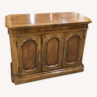 French Country Extendable Top Server On Casters