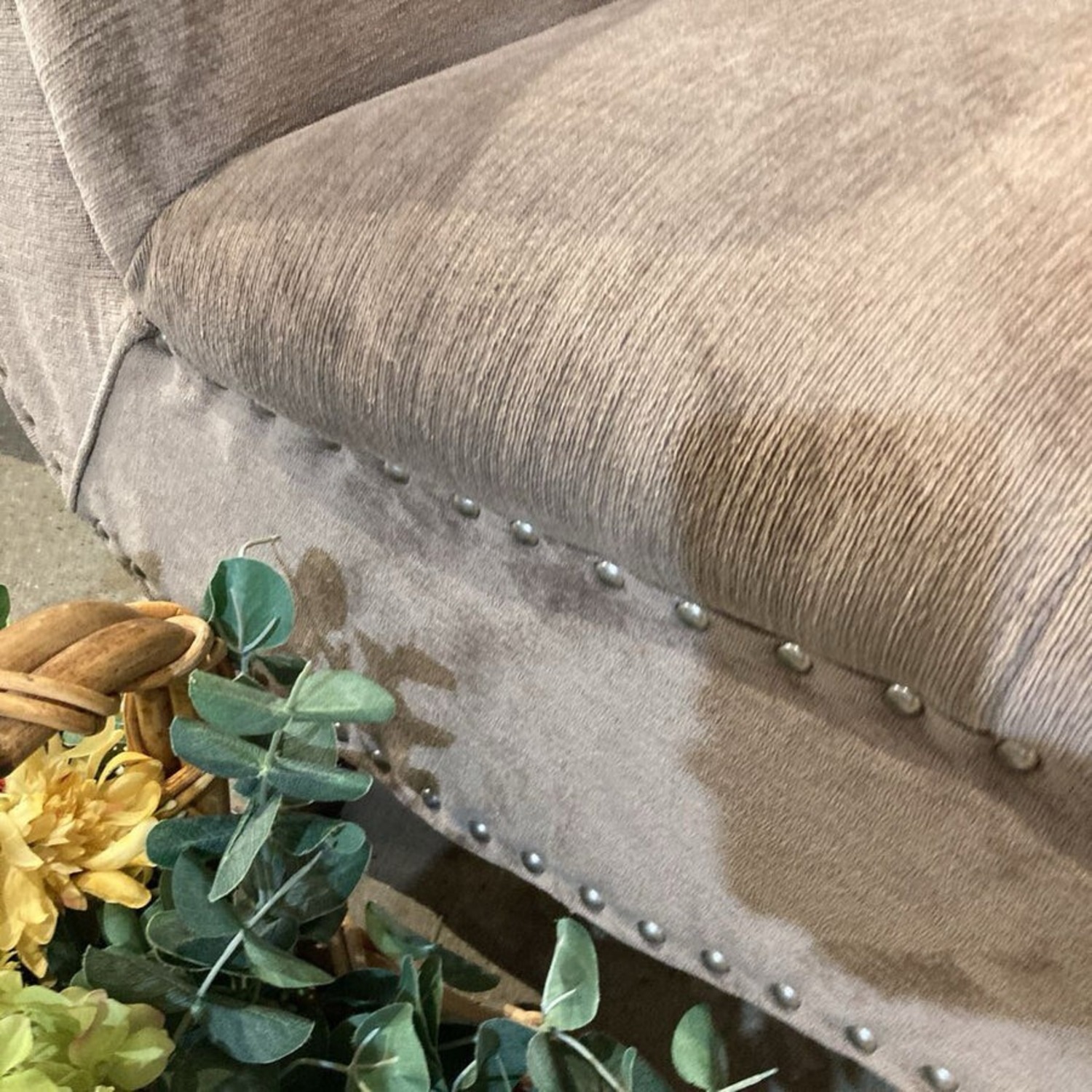Velvet Upholstered Lounger Chaise - image-5