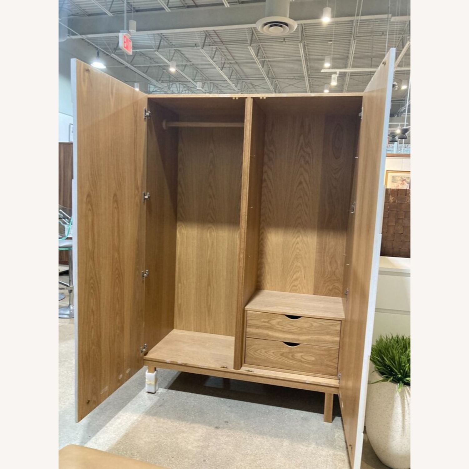 Pinch Design Alba Geometric Relief Armoire Cabinet - image-6