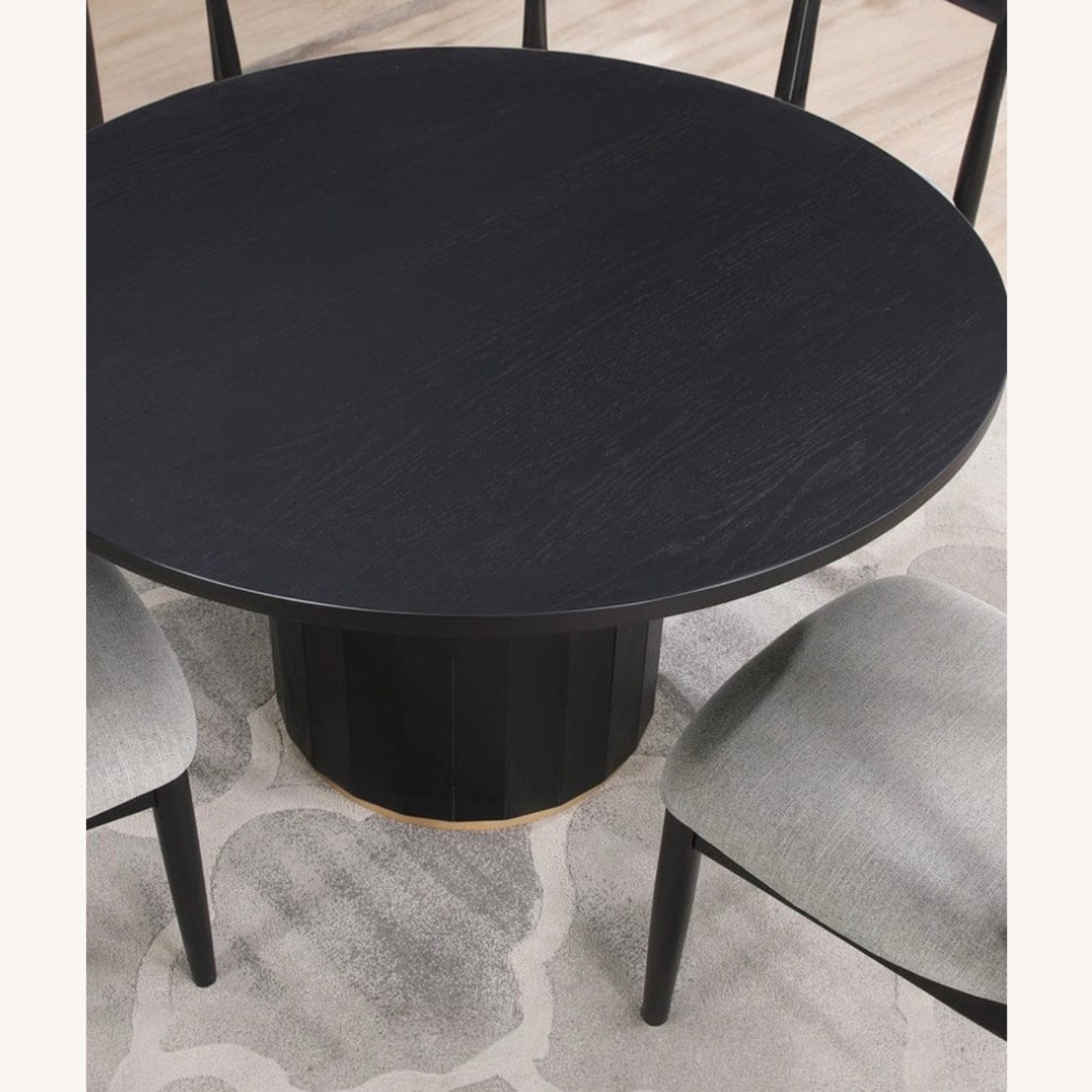 Magnolia Black Wood Dining Set - image-4