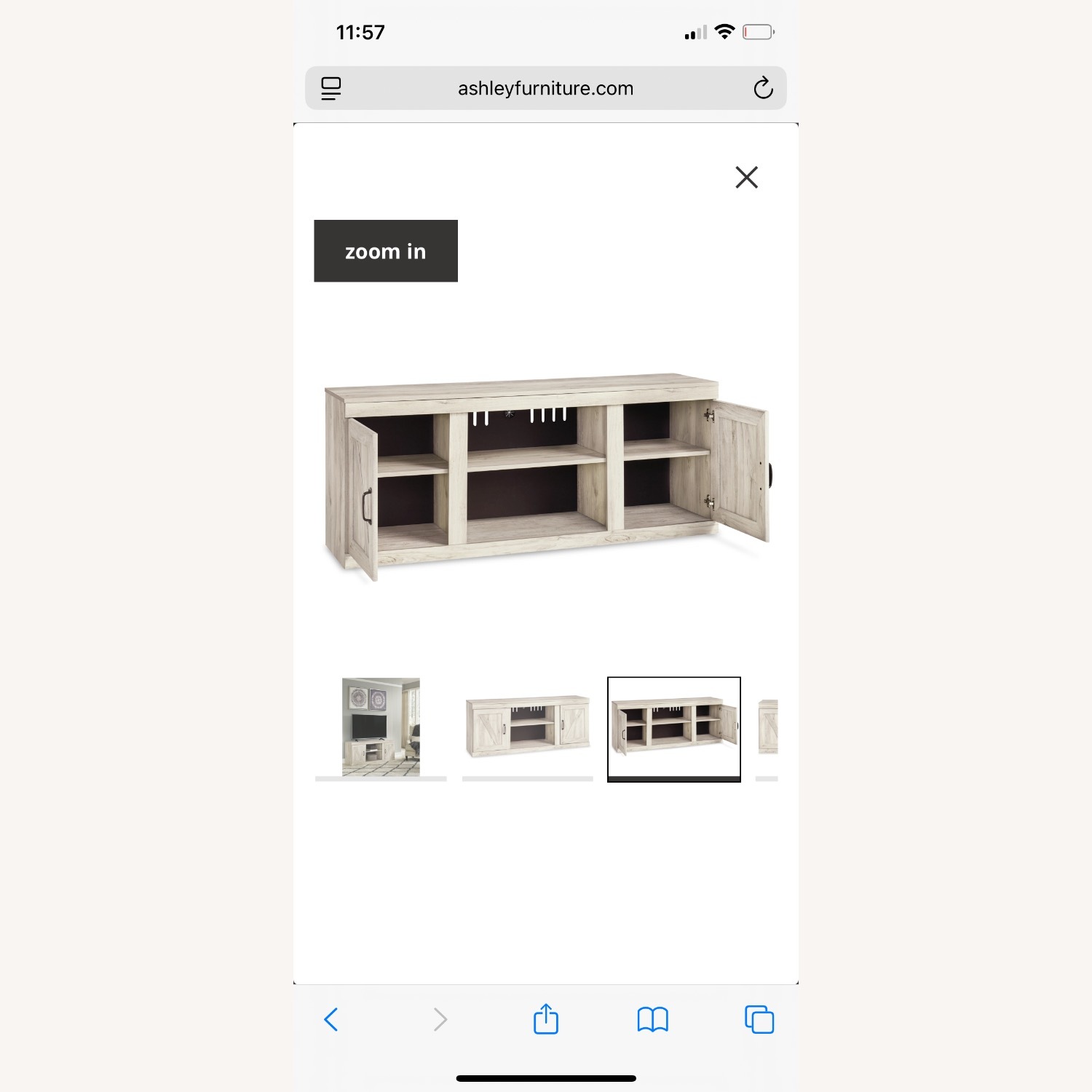 Ashley Furniture Bellaby 60” Tv Stand Wall Shelf - image-4