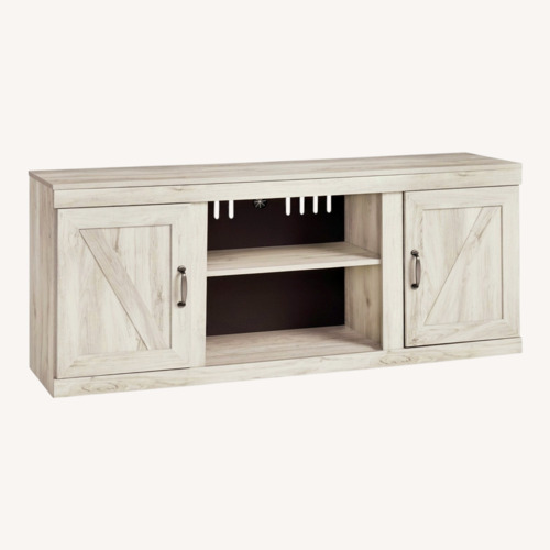 Used Ashley Furniture Bellaby 60” Tv Stand Wall Shelf for sale on AptDeco