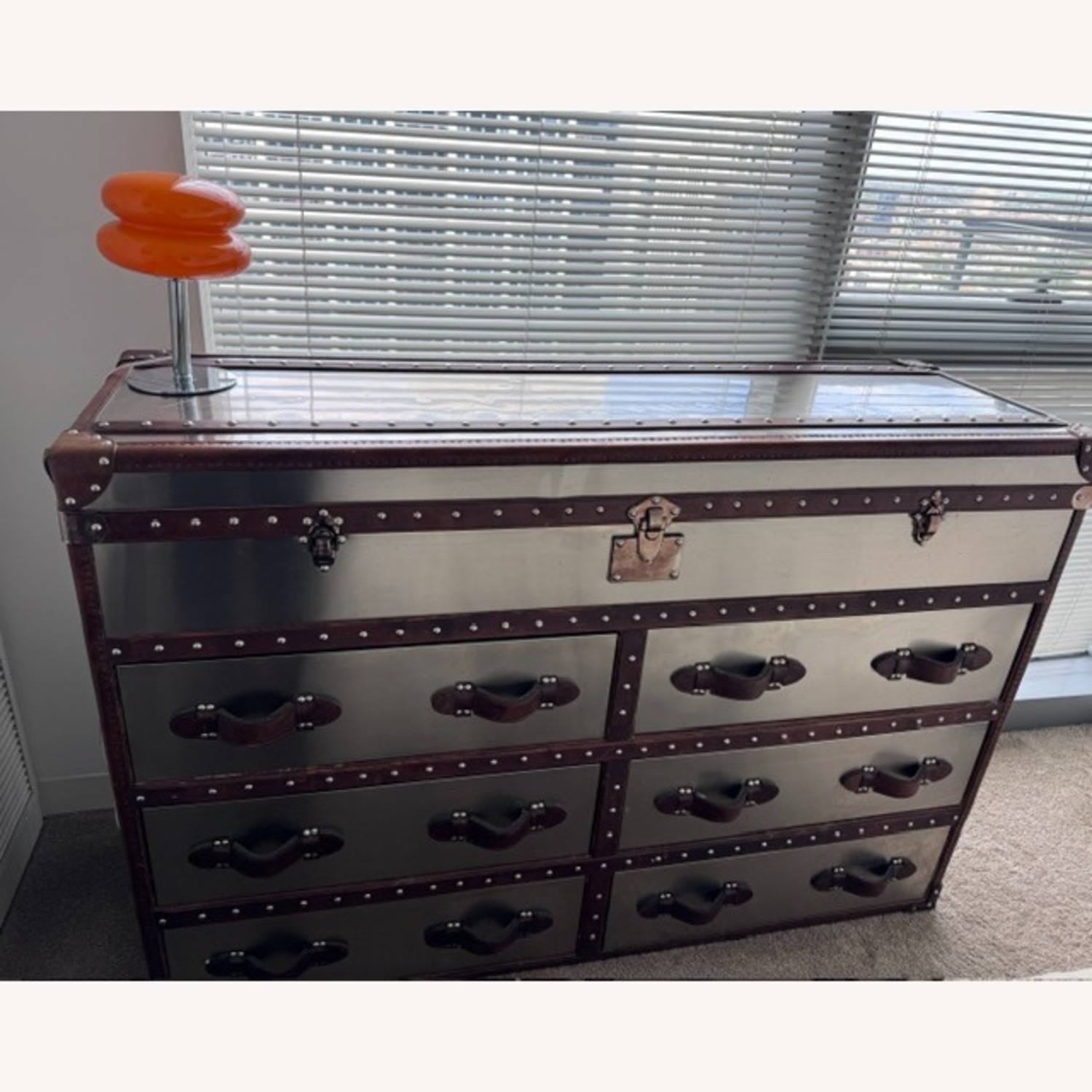 Restoration Hardware Steamer Trunk - image-2