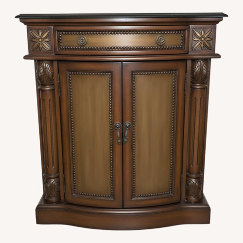 Used Dark Brown Wood Sideboard for sale on AptDeco