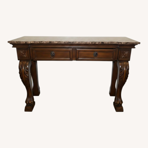 Used Dark Brown Wood Sideboard for sale on AptDeco
