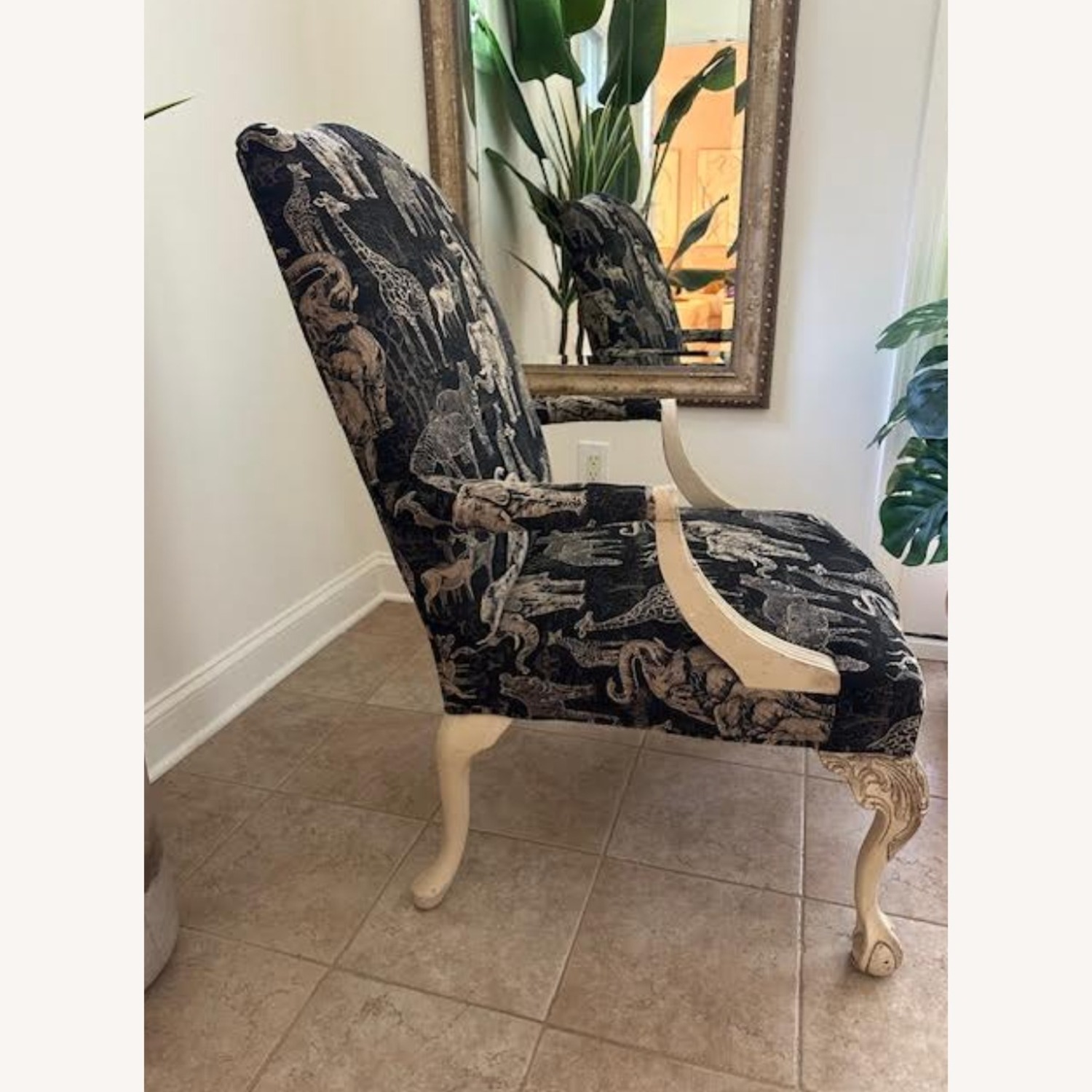 Vintage/Antique Finds Natural Wood Accent Chair - image-2