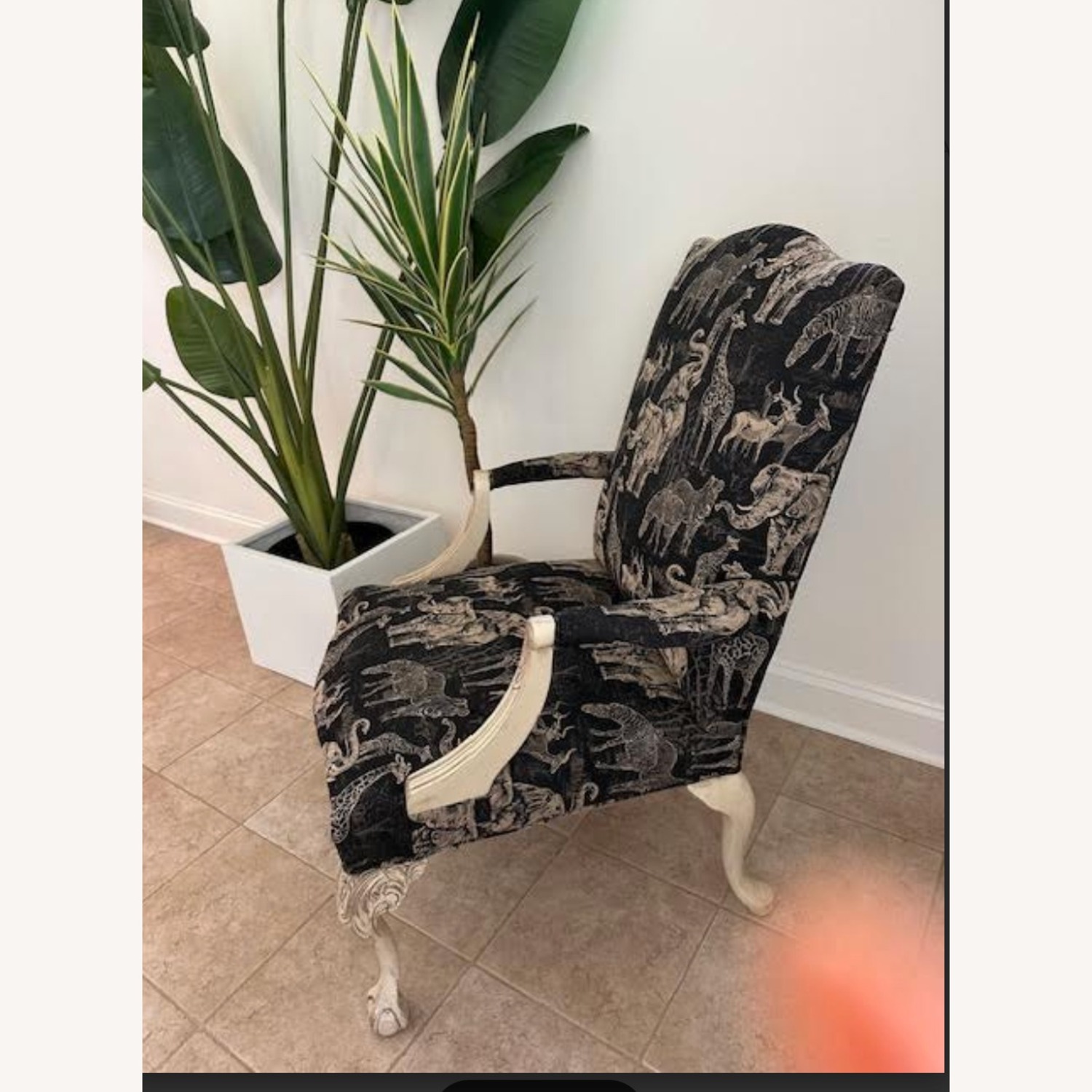 Vintage/Antique Finds Natural Wood Accent Chair - image-3