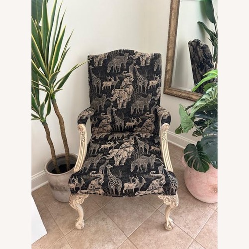 Used Vintage/Antique Finds Natural Wood Accent Chair for sale on AptDeco
