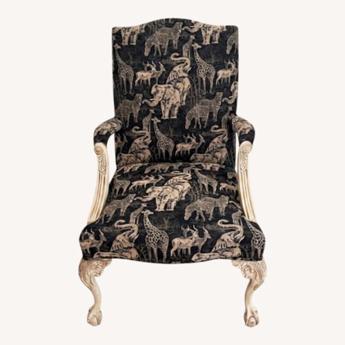 Used Vintage/Antique Finds Natural Wood Accent Chair for sale on AptDeco