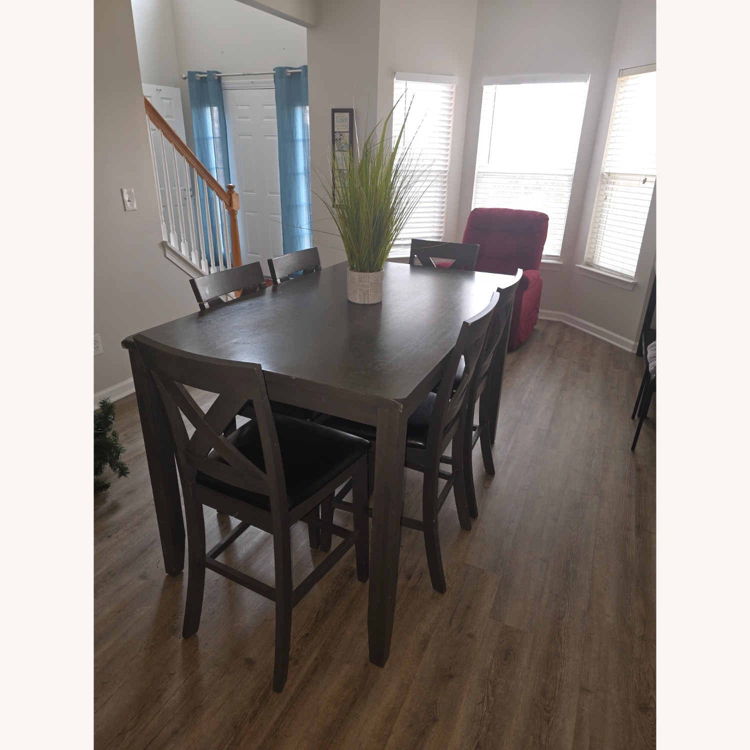 Ashley Furniture Dark Gray/Brown Wood Dining Set - image-3