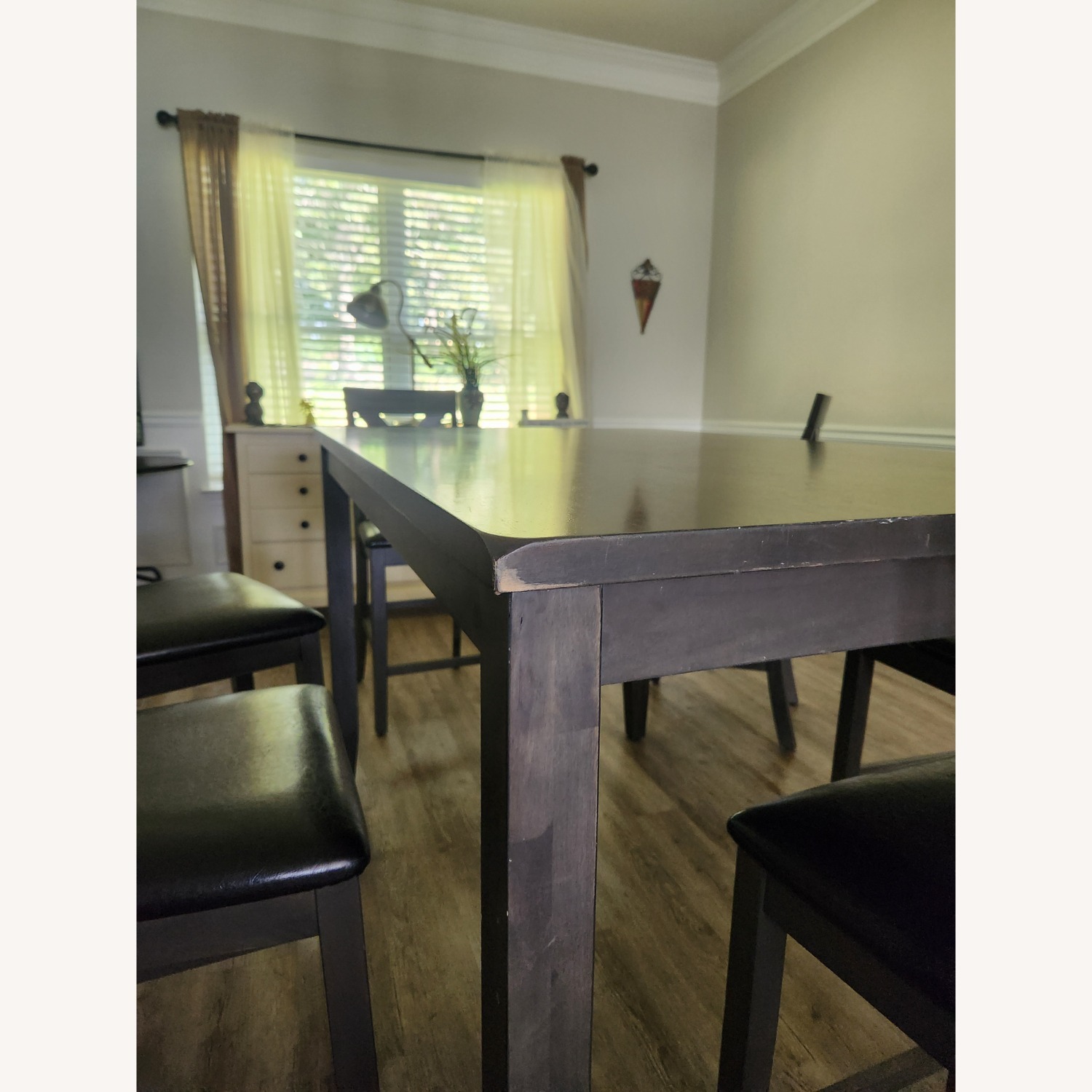 Ashley Furniture Dark Gray/Brown Wood Dining Set - image-9
