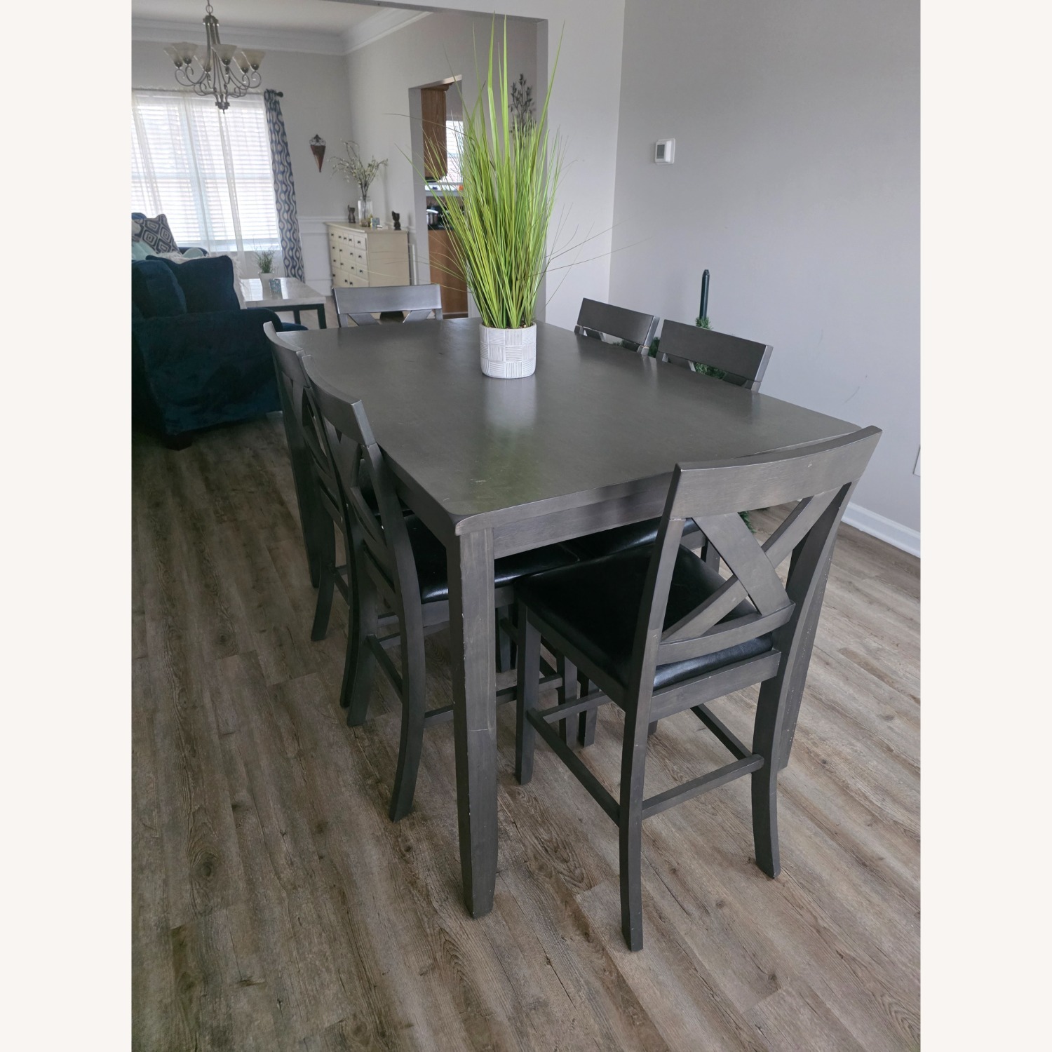 Ashley Furniture Dark Gray/Brown Wood Dining Set - image-12