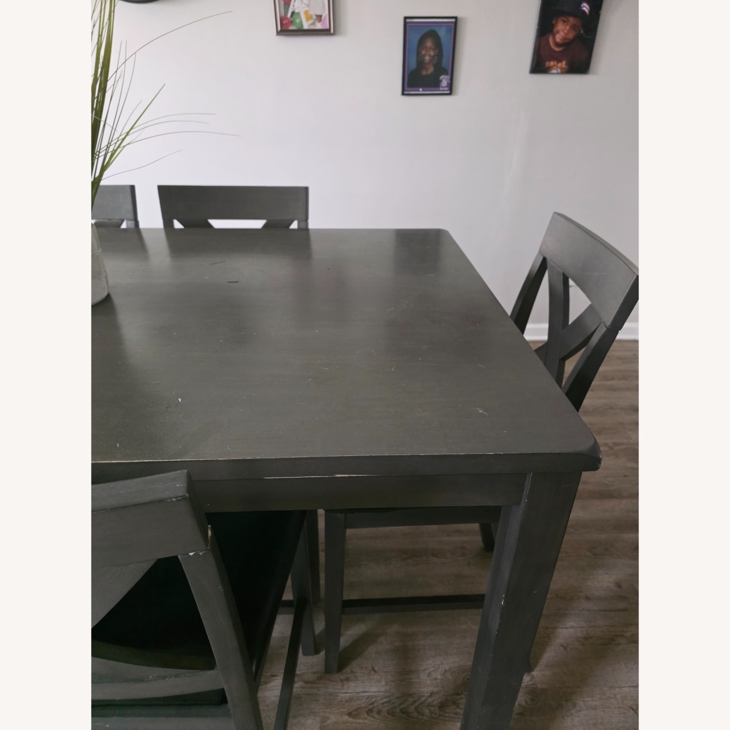 Ashley Furniture Dark Gray/Brown Wood Dining Set - image-1