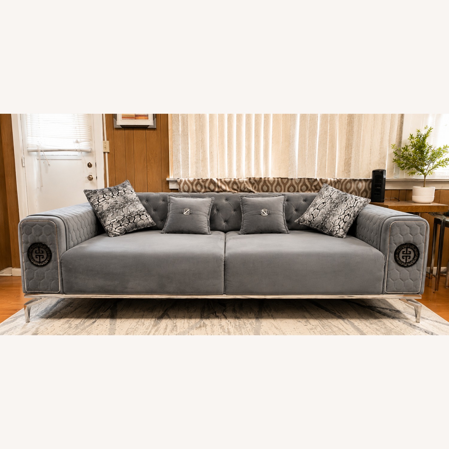 Light Gray Sleeper Sofa - image-2