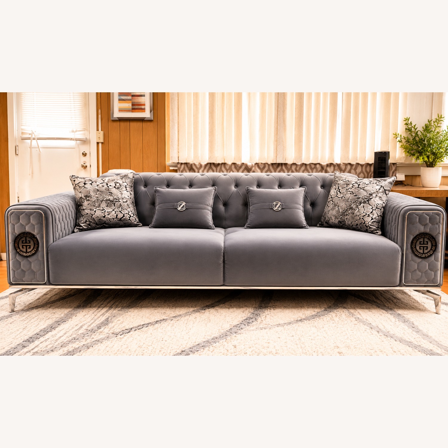 Light Gray Sleeper Sofa - image-3