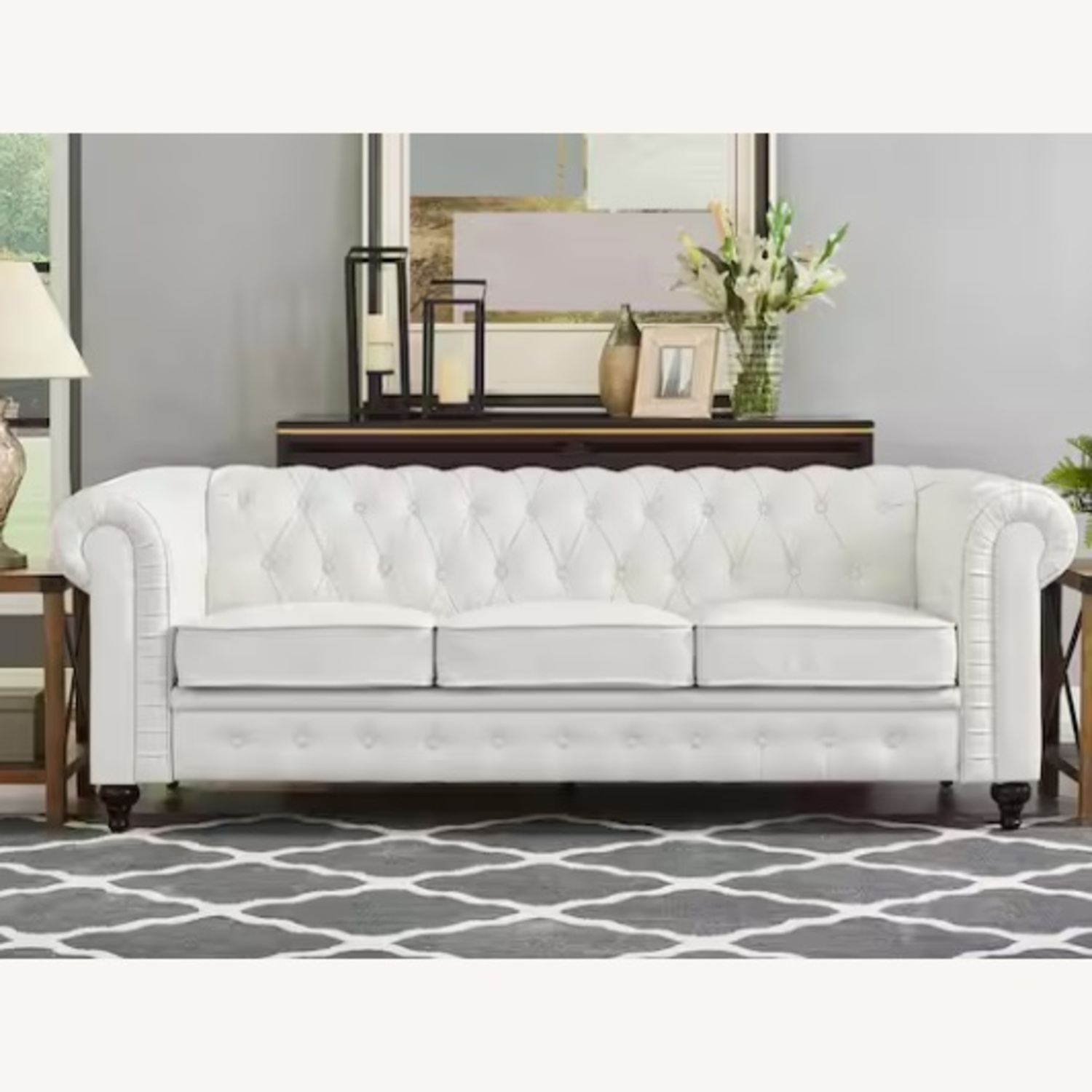 The Madison Collection White 3+ Seater Sofa - image-6