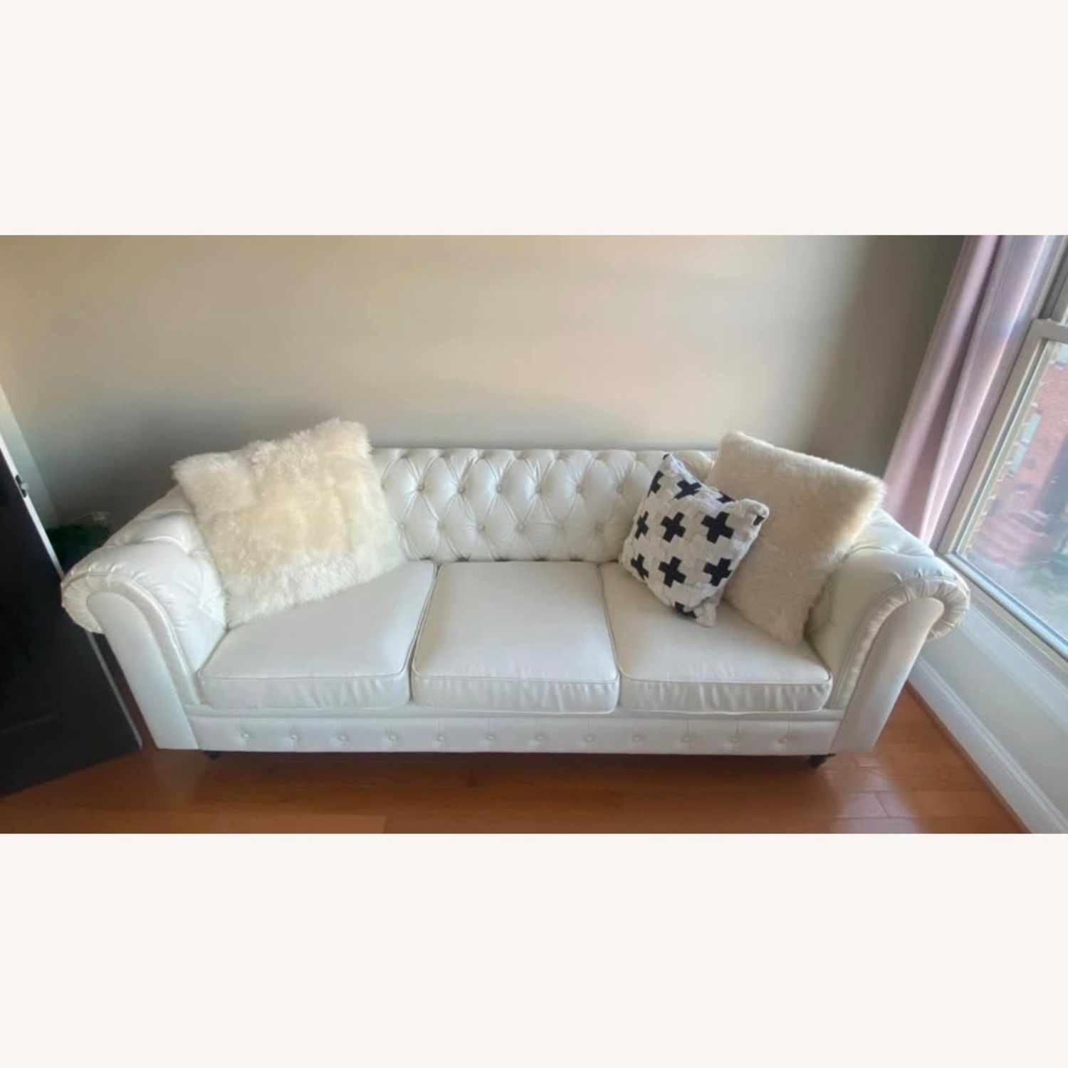 The Madison Collection White 3+ Seater Sofa - image-2