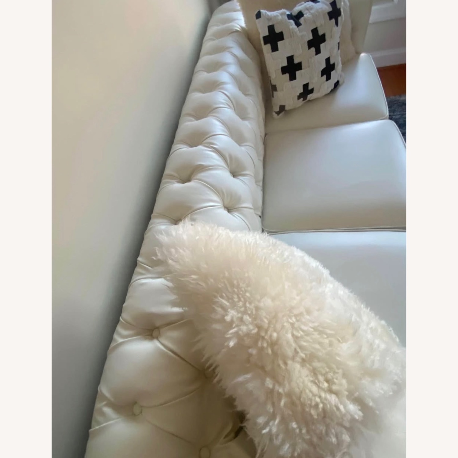 The Madison Collection White 3+ Seater Sofa - image-3