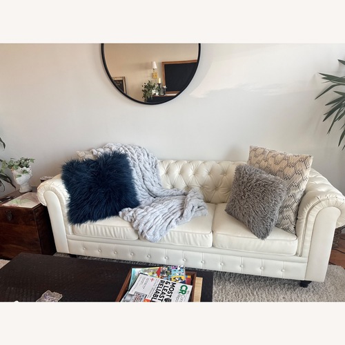 Used The Madison Collection White 3+ Seater Sofa for sale on AptDeco