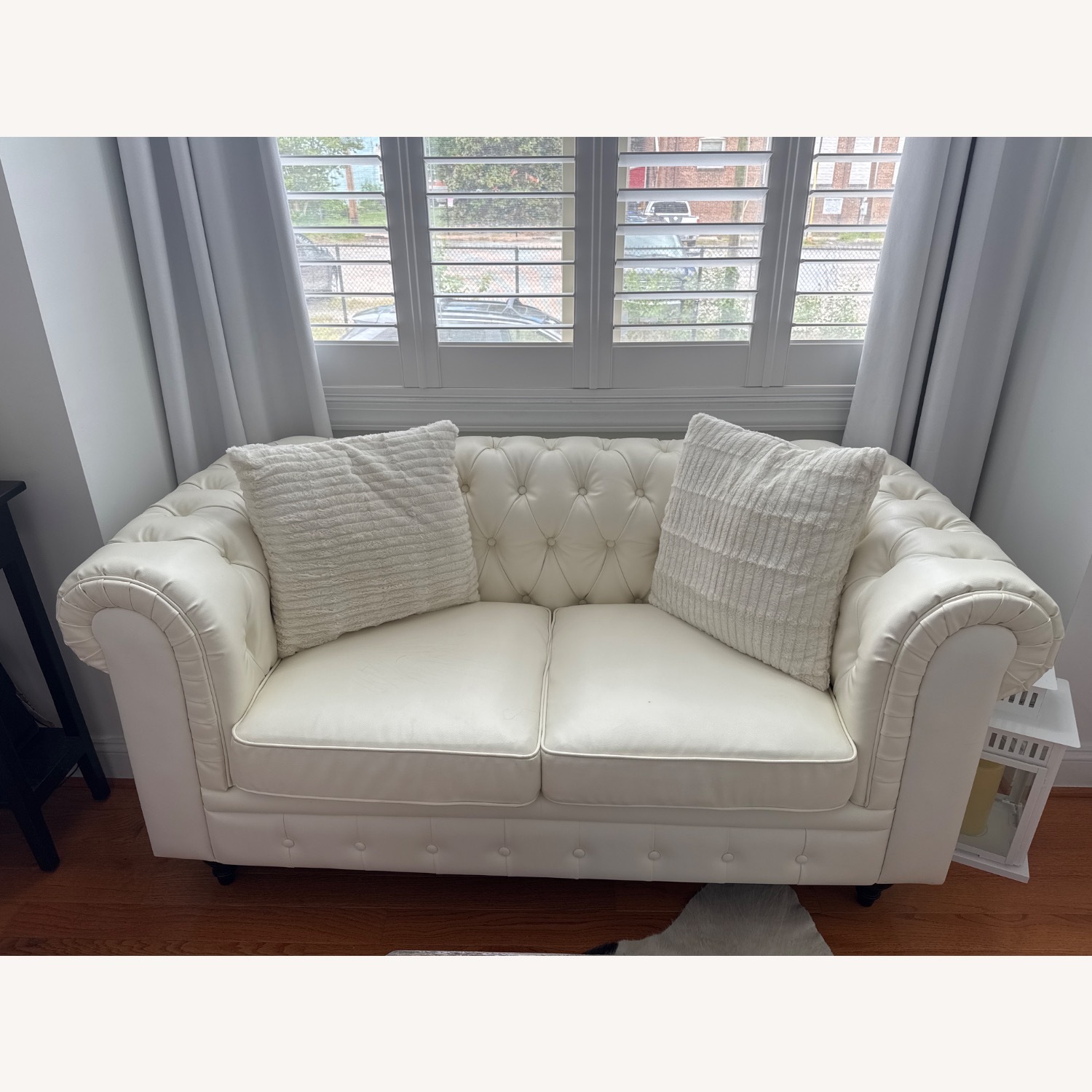 The Madison Collection White 2 Seater Sofa - image-1