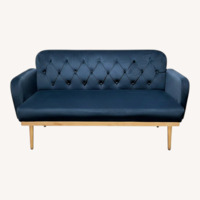 Glam Velvet Embroidered Futon