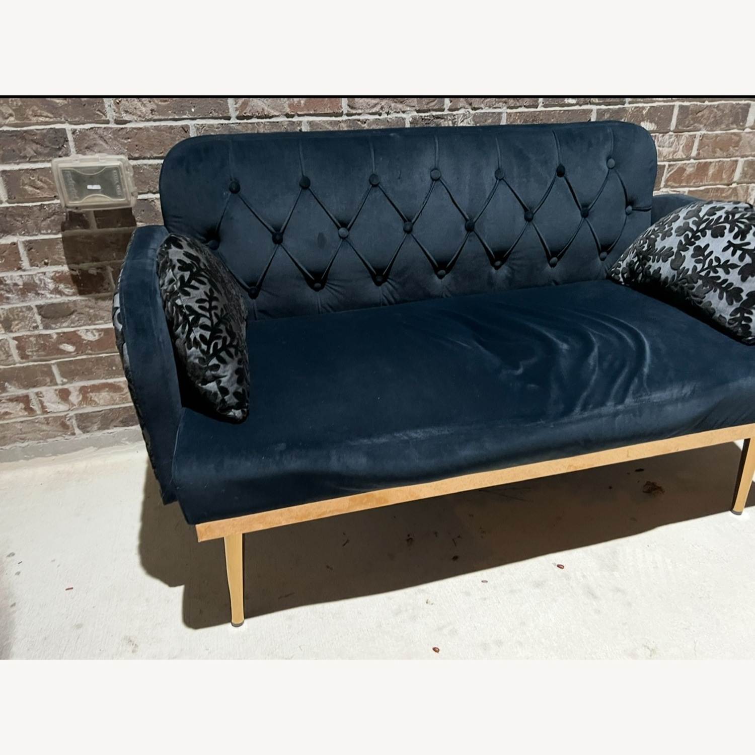 Glam Velvet Embroidered Futon - image-3