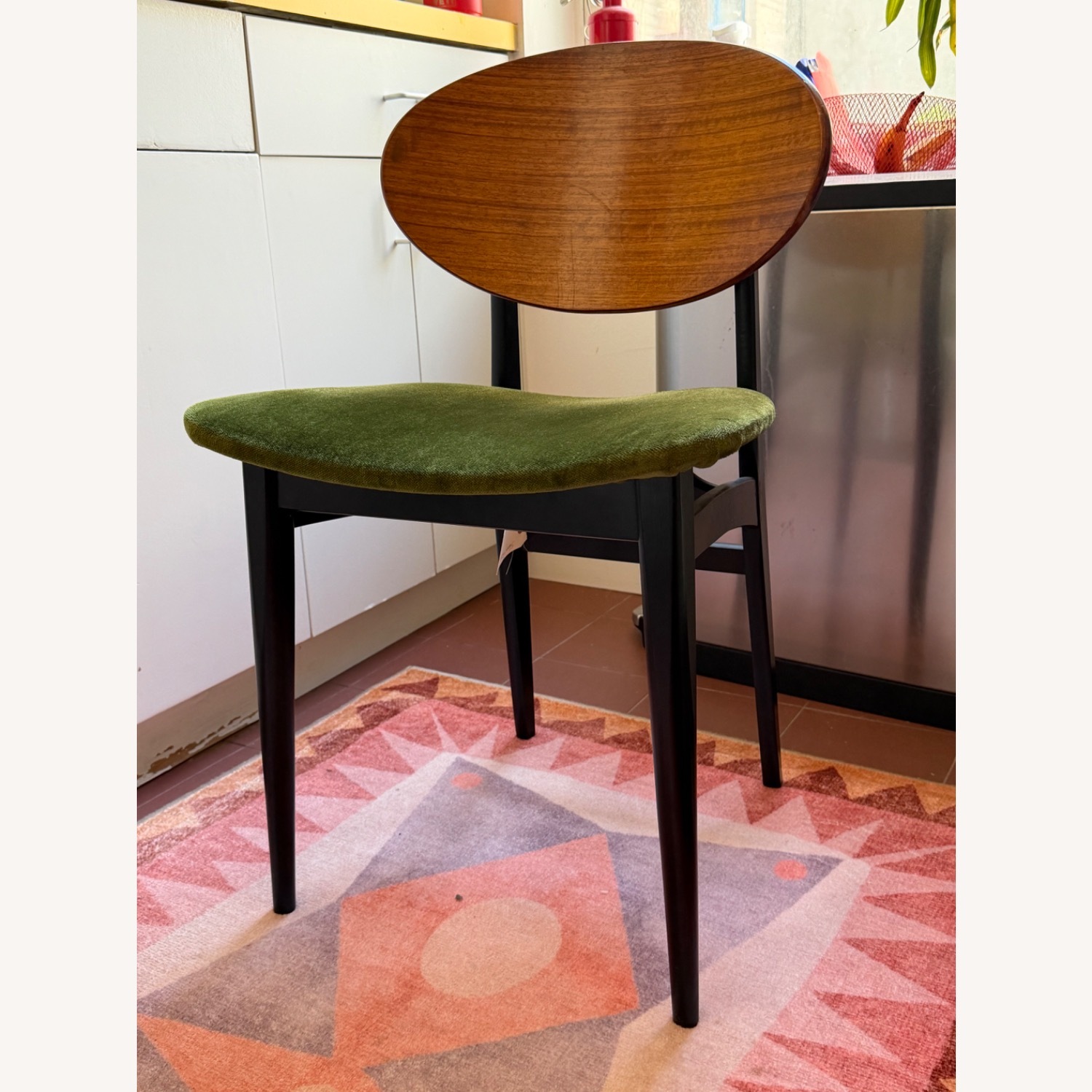 Green Velvet Dining Chairs - image-4