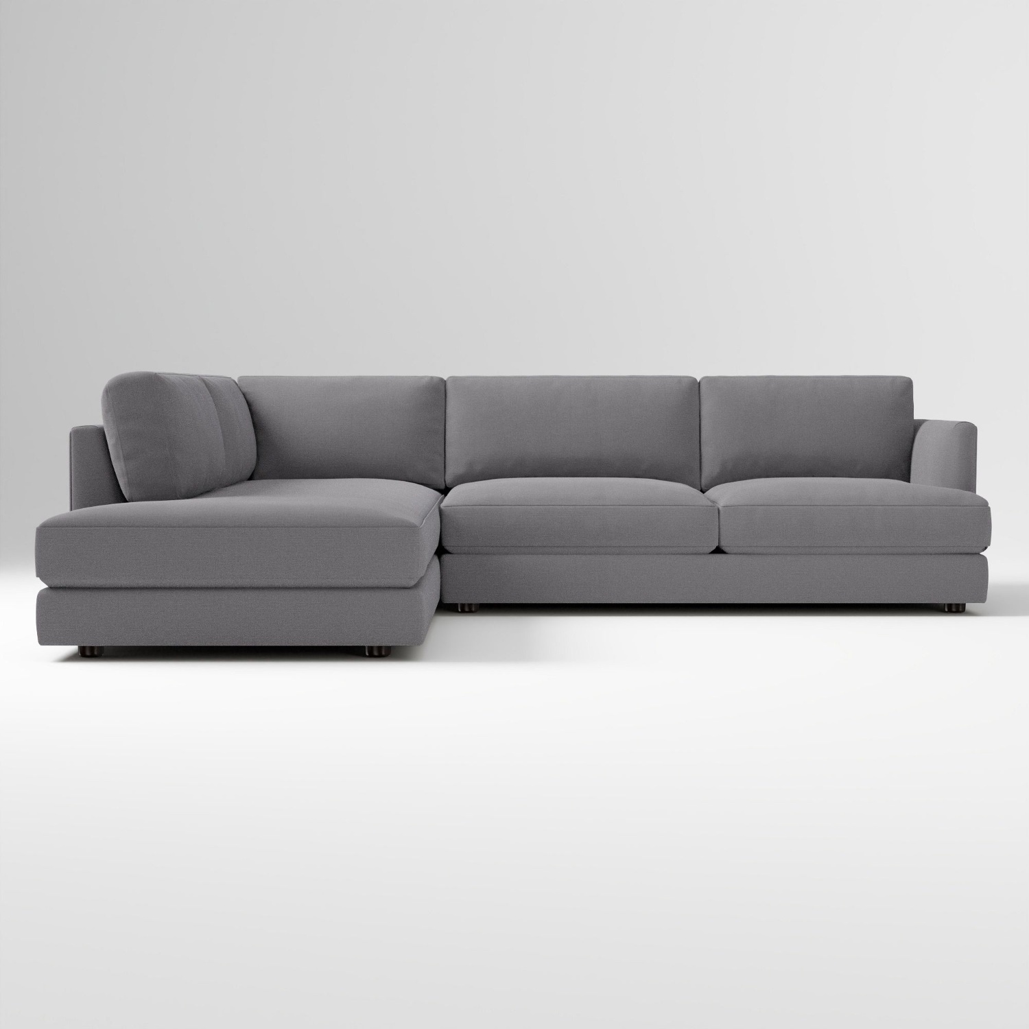 West Elm Haven 2-Piece Bumper Chaise Sectional - image-7