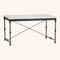 Pottery Barn Austin Marble Dining Table
