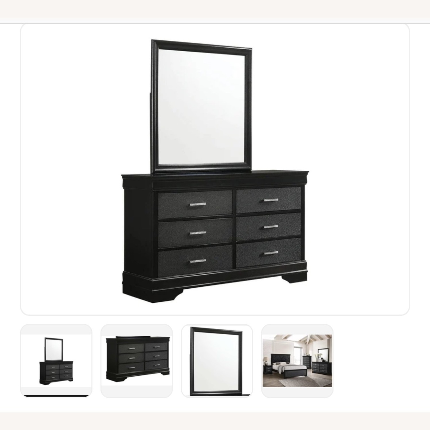 Crown Mark Amalia Dresser and Mirror  - image-1