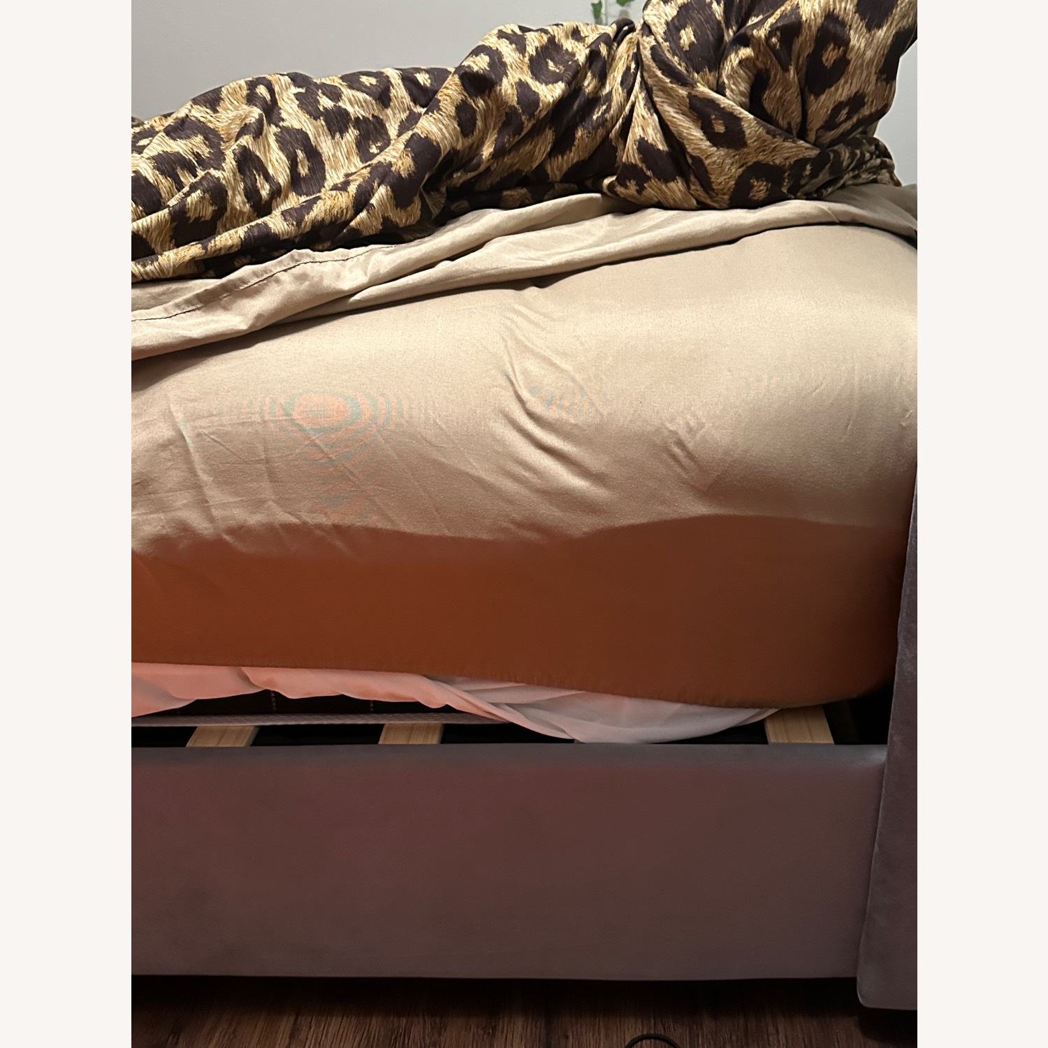 Light Gray Queen Bed - image-3