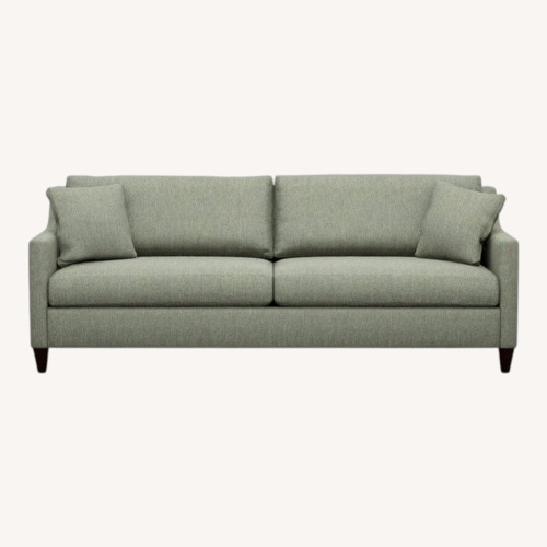 Used Ethan Allen Monterey Blue Fabric 3+ Seater Sofa for sale on AptDeco
