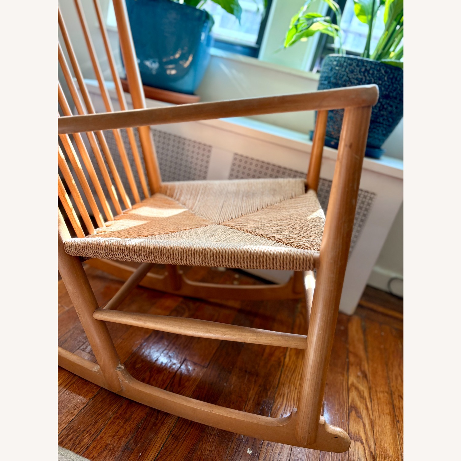 Vintage Hans Wegner J16 Style Rocking Chair - image-2