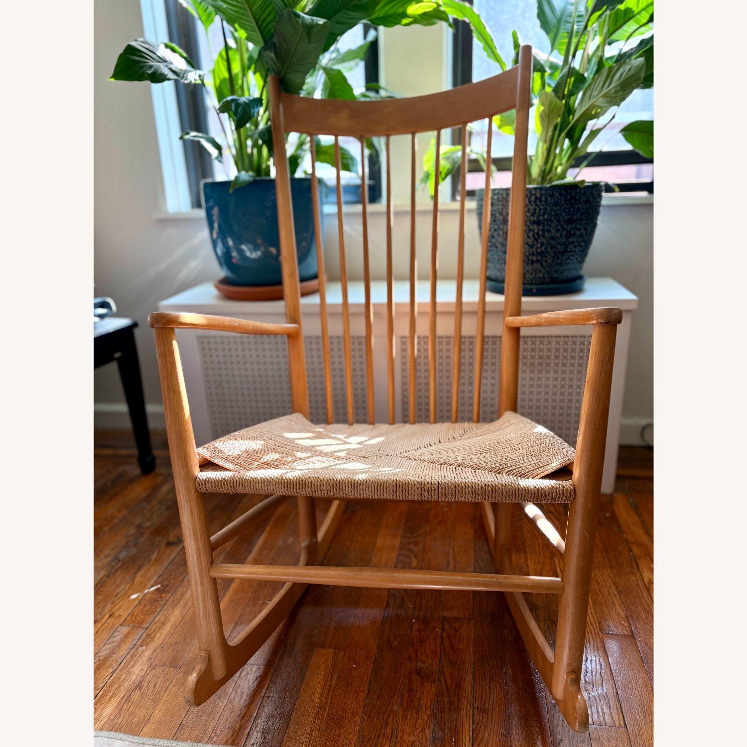 Vintage Hans Wegner J16 Style Rocking Chair - image-3