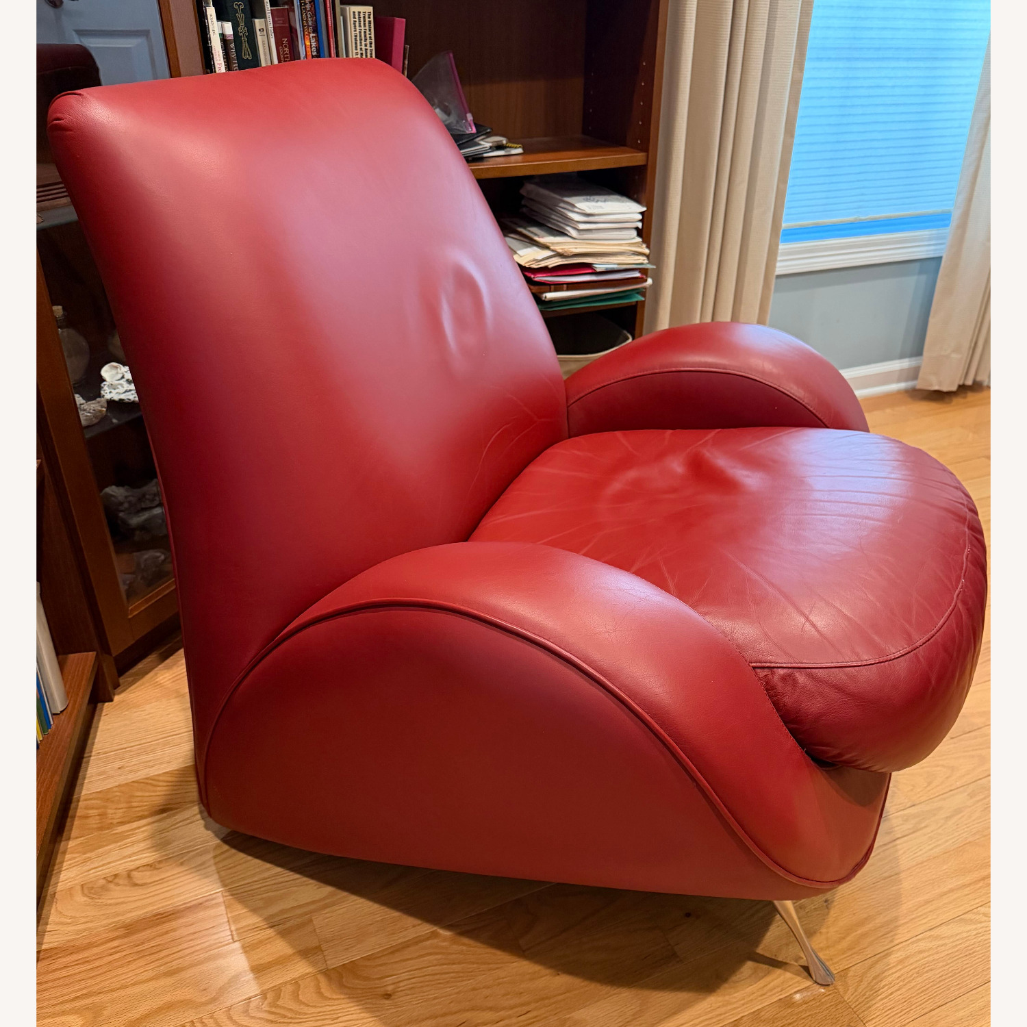 American Leather French Kiss Accent Chair - image-3